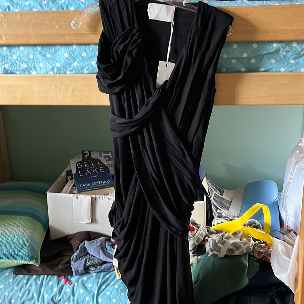 NWT Black Asymmetrical Jason Wu dress